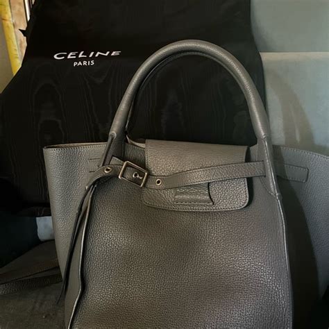 celine small big bag zinc|Celine Leather Big Bag Small .